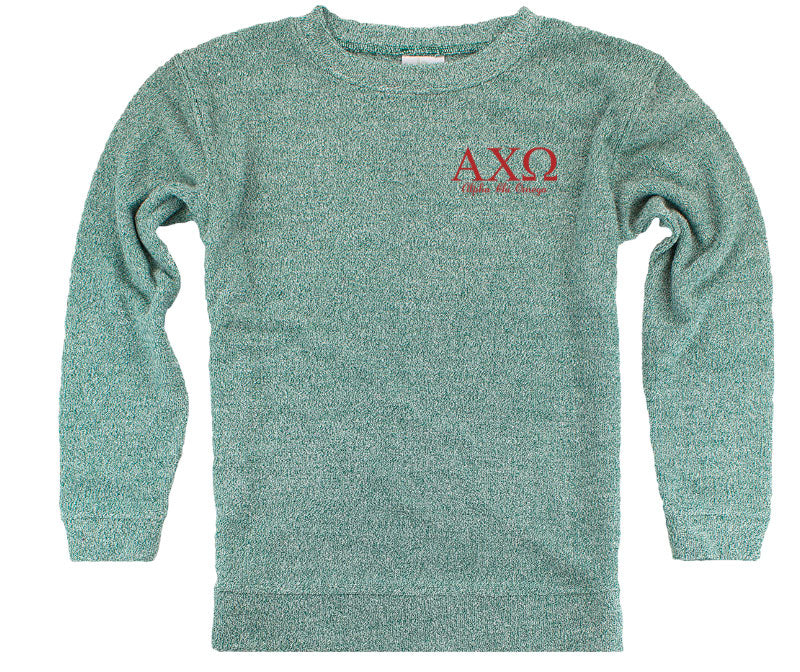 Alpha Chi Omega Lettered Cozy Sweater