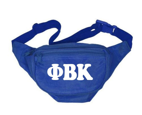 Phi Beta Kappa Letters Layered Fanny Pack