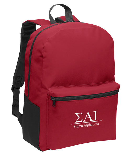 Sigma Alpha Iota Collegiate Embroidered Backpack