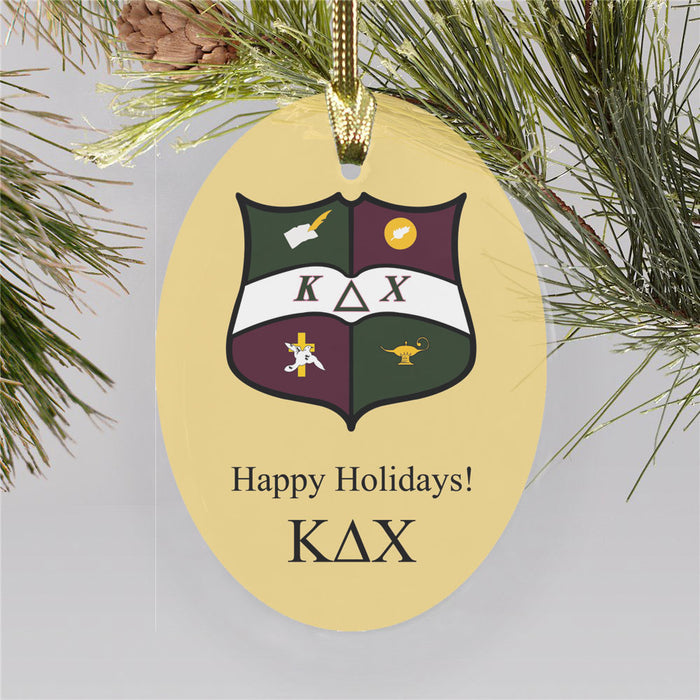 Kappa Delta Chi Color Crest Ornament