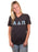 Alpha Delta Pi Unisex V-Neck T-Shirt with Sewn-On Letters