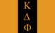 Kappa Delta Phi Fraternity Flag Sticker