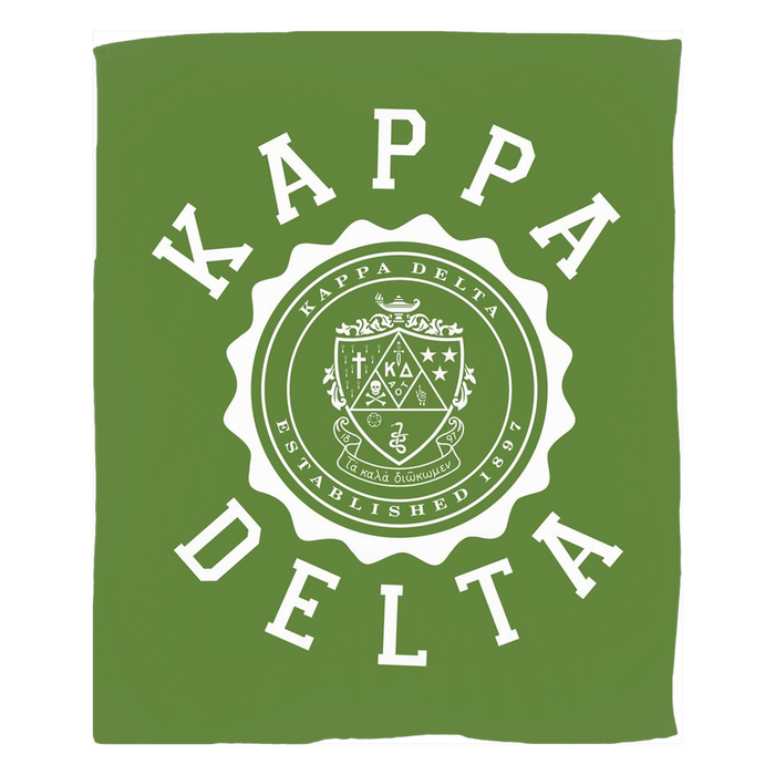 Kappa Delta Seal Fleece Blankets Kappa Delta Seal Fleece Blankets