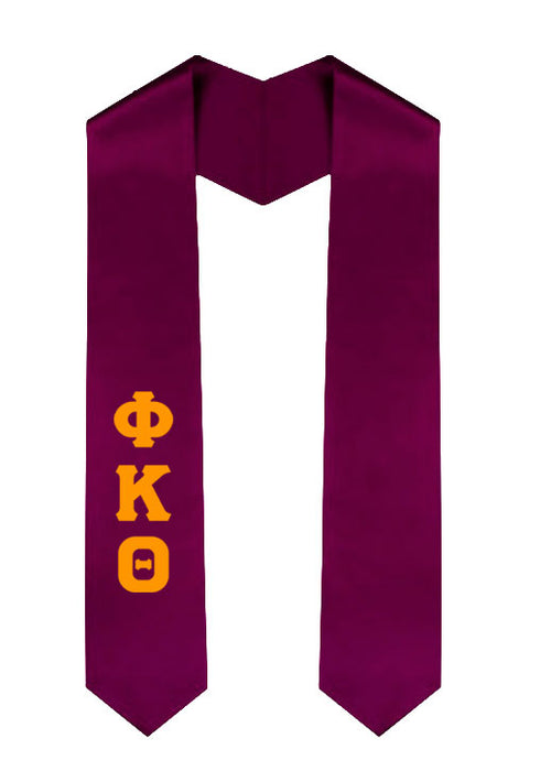 Phi Kappa Theta Classic Colors Graduation Stole