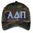 Alpha Delta Pi Letters Embroidered Camouflage Hat
