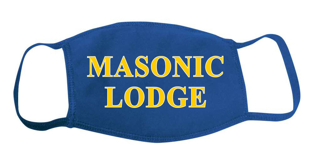 Masons Face Mask With Big Greek Letters