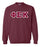 Phi Sigma Kappa Classic Colors Sewn-On Letter Crewneck