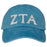Zeta Tau Alpha Greek Letter Embroidered Hat