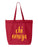 Chi Omega Cursive Tote Bag