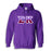 Sigma Kappa Two Toned Lettered Hooded Sweatshirt