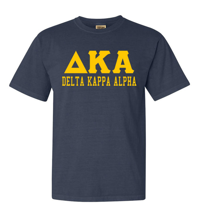 Delta Kappa Alpha Custom Comfort Colors Greek T-Shirt