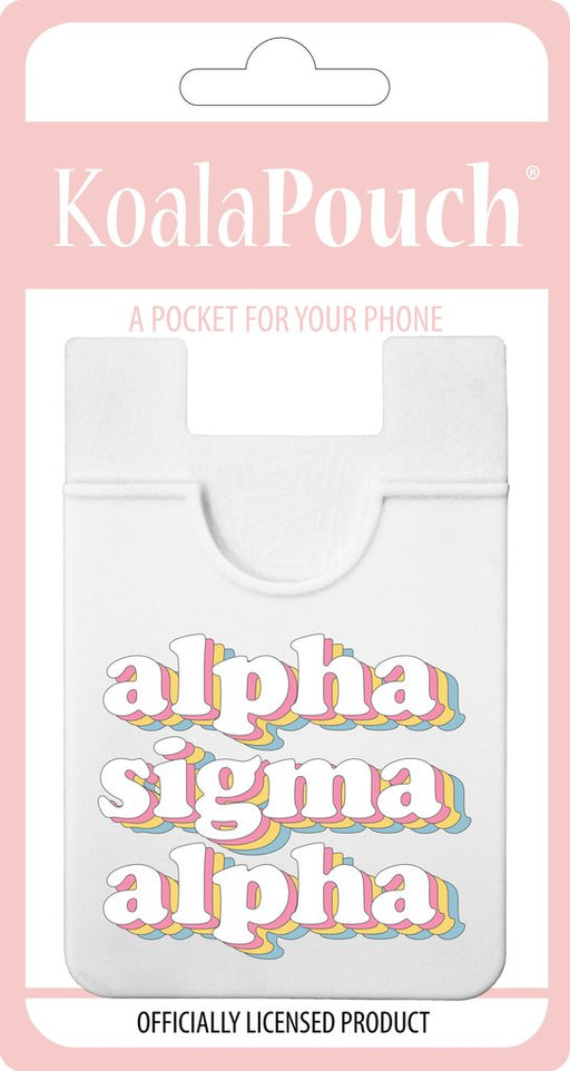 Alpha Sigma Alpha Retro Phone Wallet