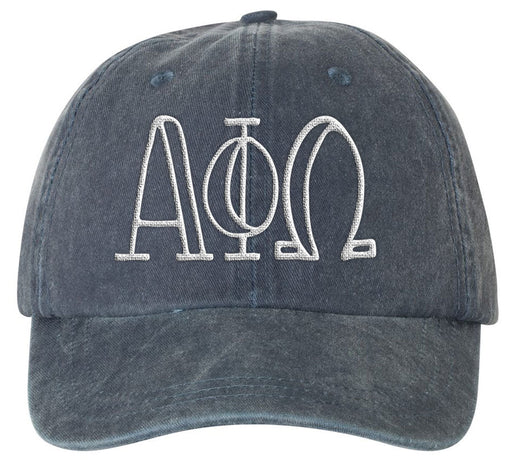 Alpha Phi Omega Sorority Greek Carson Embroidered Hat