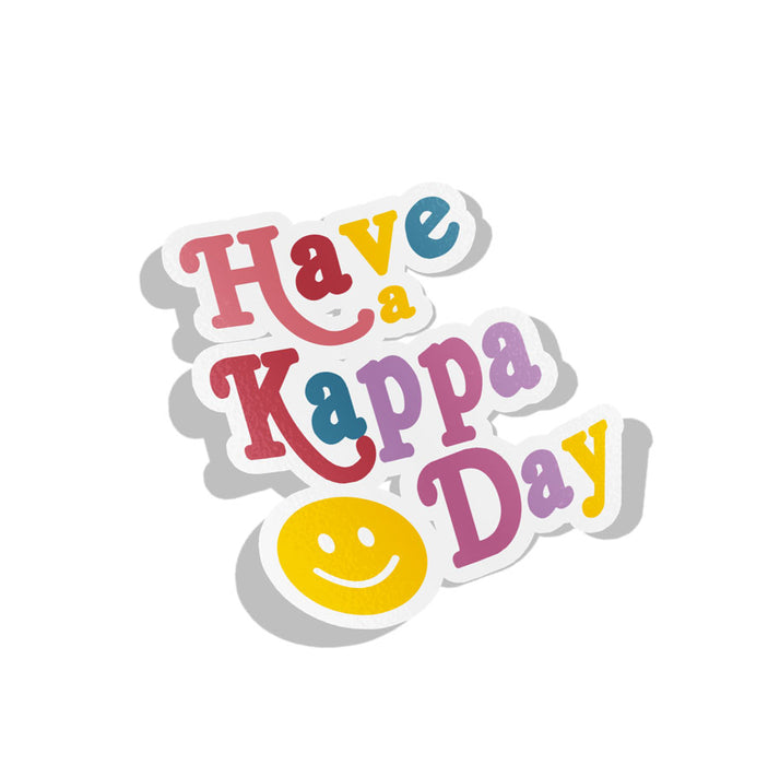 Kappa Kappa Gamma Happy Day Sorority Decal