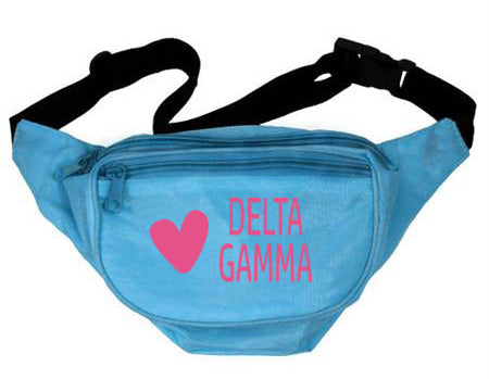 Delta Gamma Heart Fanny Pack