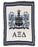 Alpha Xi Delta Greek Afghan Blanket Throw