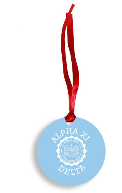 Alpha Xi Delta Crest Ornament