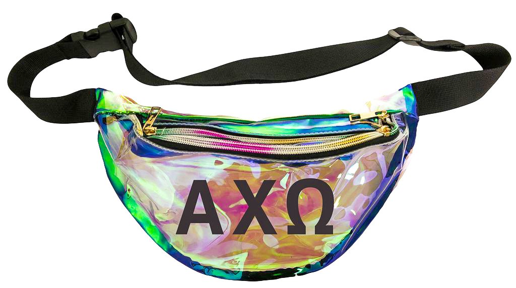 Alpha Chi Omega Holographic Fanny Pack