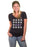 Kappa Kappa Gamma Daisy Grid Deep V-Neck Shirt