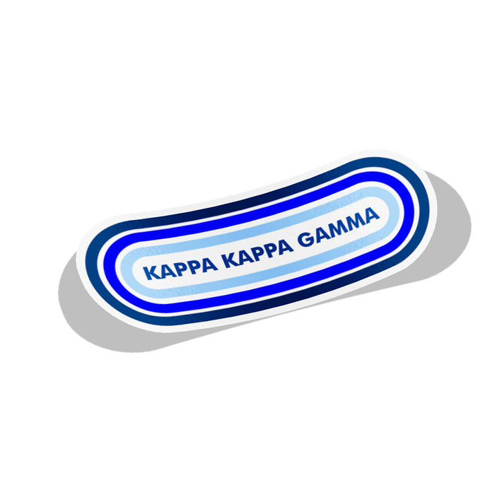 Kappa Kappa Gamma Capsule Sorority Decal