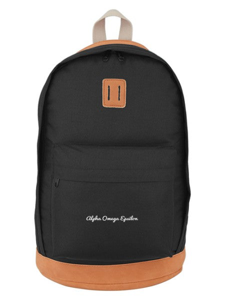 Backpacks Cursive Embroidered Backpack — GreekU