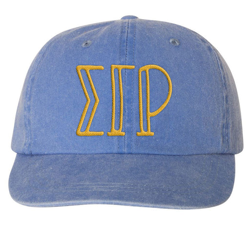 Sigma Gamma Rho Sorority Greek Carson Embroidered Hat