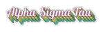 Alpha Sigma Tau New Hip Stepped Sticker