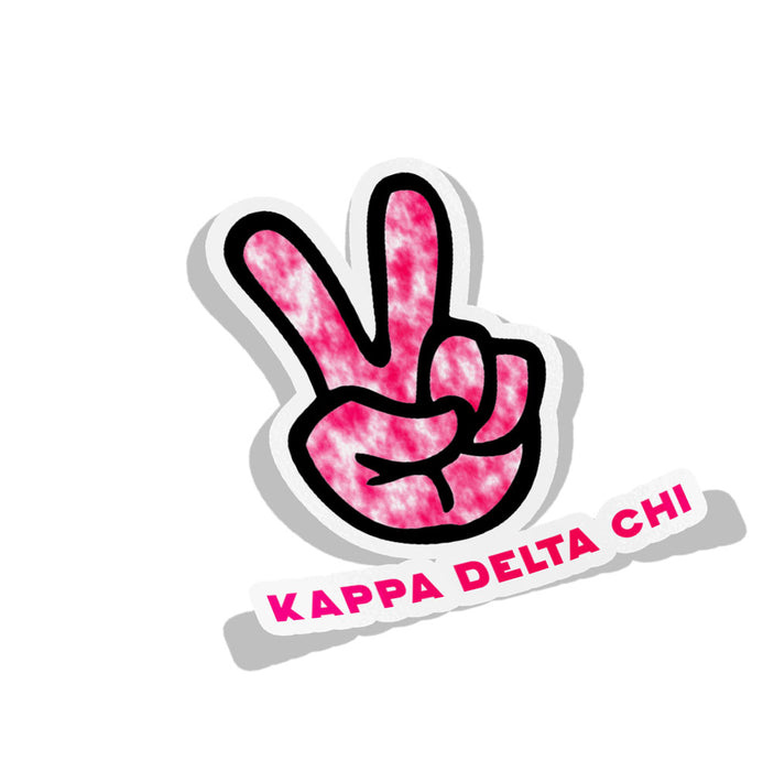 Kappa Delta Chi Peace Sorority Decal
