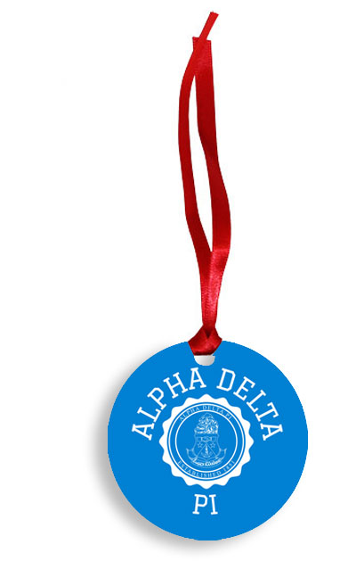 Alpha Delta Pi Crest Ornament
