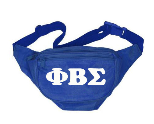 Phi Beta Sigma Fanny Pack Letters Layered Fanny Pack