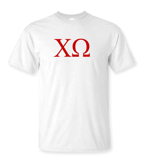 Chi Omega Letter T-Shirt