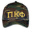 Pi Kappa Phi Letters Embroidered Camouflage Hat