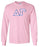 Delta Gamma Long Sleeve Greek Lettered Tee