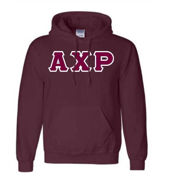 Alpha Chi Rho Lettered Hoodie