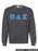 Theta Delta Chi Crewneck Letters Sweatshirt