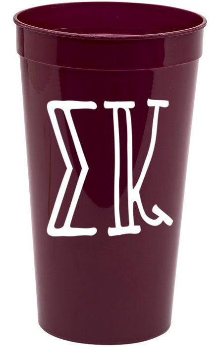 Sigma Kappa Inline Giant Plastic Cup