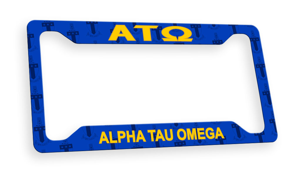 Alpha Tau Omega New License Plate Frame