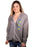 Sigma Psi Zeta Unisex Full-Zip Hoodie with Sewn-On Letters