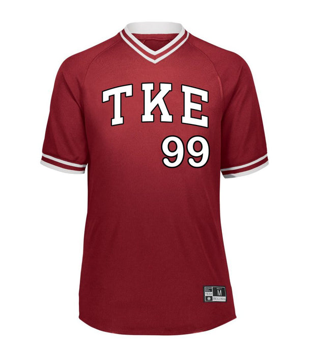 Kappa Alpha Psi Retro V-Neck Baseball Jersey — GreekU