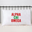Alpha Chi Omega Sorority Pillowcase
