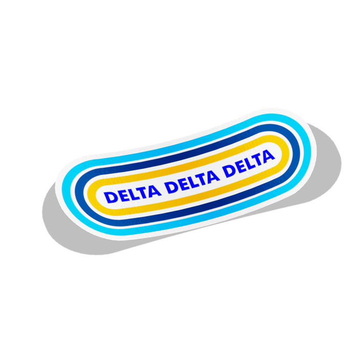 Delta Delta Delta Capsule Sorority Decal