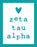 Zeta Tau Alpha Heart Sticker