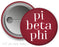 Pi Beta Phi Simple Text Button