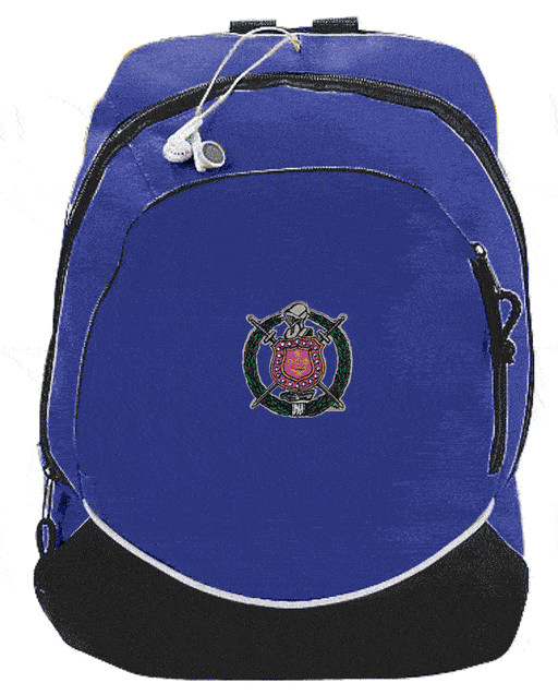 Omega Psi Phi Crest Backpack