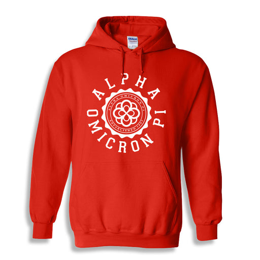Alpha Omicron Pi World Famous Seal Crest Hoodie