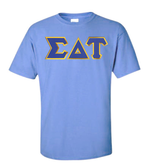 Sigma Delta Tau Lettered T Shirt