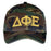 Delta Phi Epsilon Letters Embroidered Camouflage Hat