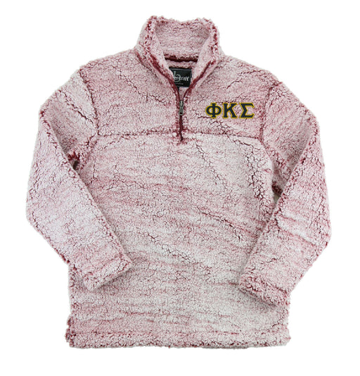 Phi Kappa Sigma Embroidered Sherpa Quarter Zip Pullover
