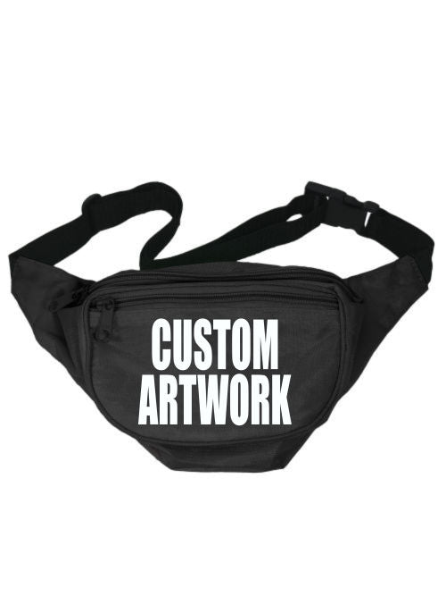 Heather Jumbo Fanny Pack, Custom Large Belt Bag