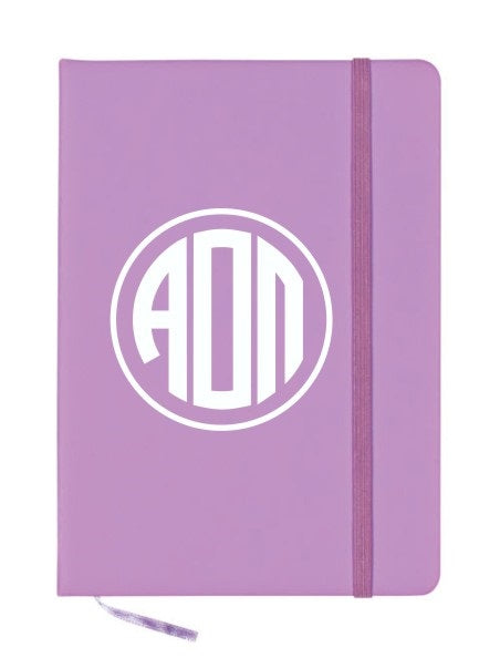 Alpha Omicron Pi Monogram Notebook
